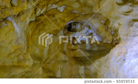 Dobsinska ice cave in Slovakia, Slovak paradise. Dobsinska ice cave in Slovakia, Slovak paradise. 93859533