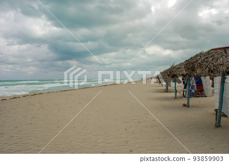 the beach is deserted during a storm the beach is deserted during a storm 93859903
