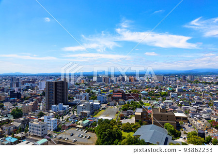 從栃木縣廳展望廳看栃木縣政府大樓方向 93862233