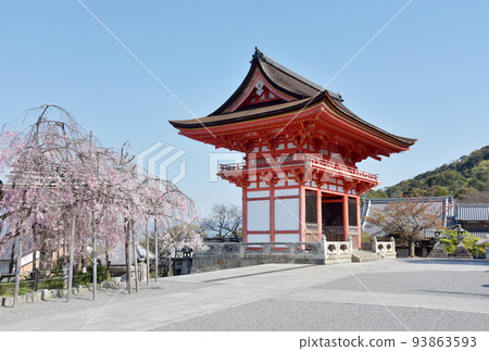 Spring Kiyomizudera Niomon, Higashiyama-ku, Kyoto Spring Kiyomizudera Niomon, Higashiyama-ku, Kyoto 93863593