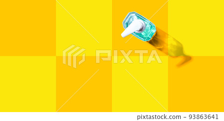 Sanitizer gel bottle 93863641