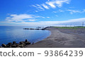從海岸線看別海町野付半島 93864239