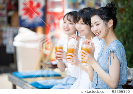 女孩旅行京都旅行咖啡廳 93866590