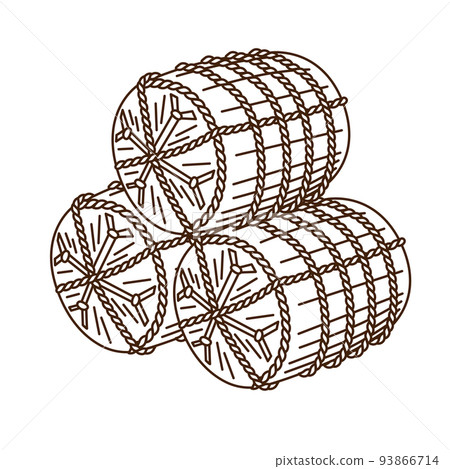 大包大米的矢量圖解。 大包大米的矢量圖解。 93866714