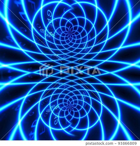 Abstract background with swirling lines of blue light Abstract background with swirling lines of blue light 93866809