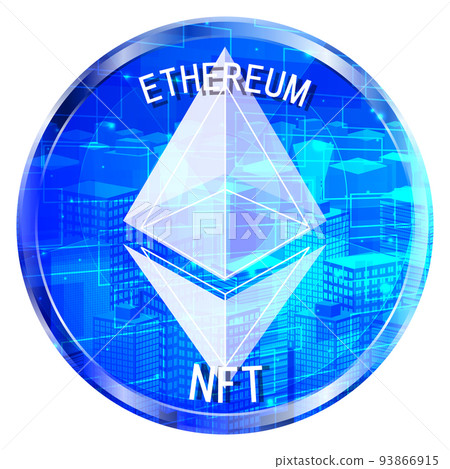 以太坊虛擬貨幣標記圖標 93866915