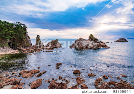Niigata: Evening view of Sasagawa Nagare Niigata: Evening view of Sasagawa Nagare 93866944