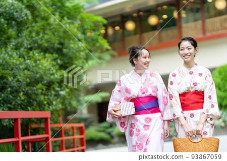 溫泉之旅、浴衣、少女之旅 93867059