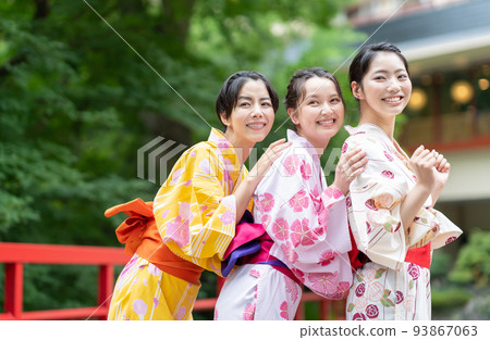 溫泉之旅、浴衣、少女之旅 溫泉之旅、浴衣、少女之旅 93867063