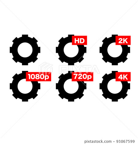 video quality icon video quality icon 93867599