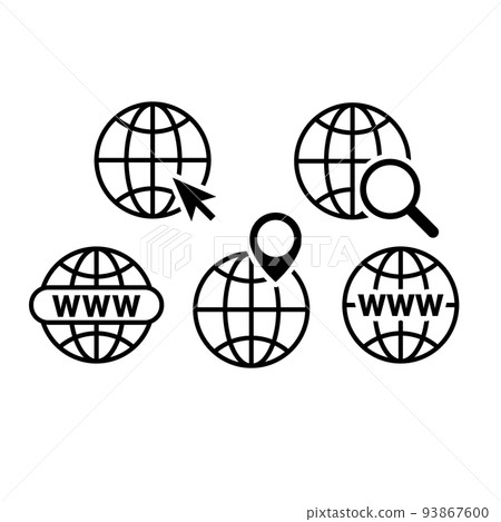 web icon set web icon set 93867600