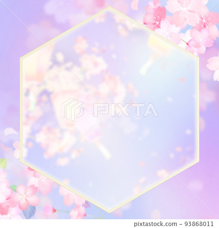 Japanese cherry background 93868011