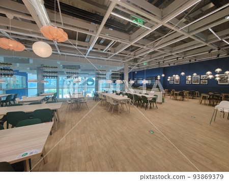 现代餐厅室内空间 现代餐厅室内空间 93869379