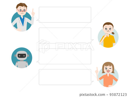 STEM 教育問答插圖(白色背景、矢量、剪裁) STEM 教育問答插圖(白色背景、矢量、剪裁) 93872123