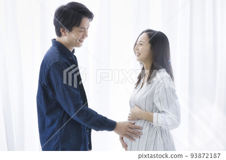 孕婦懷孕夫婦 93872187