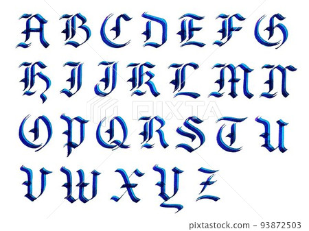 書法字母 93872503