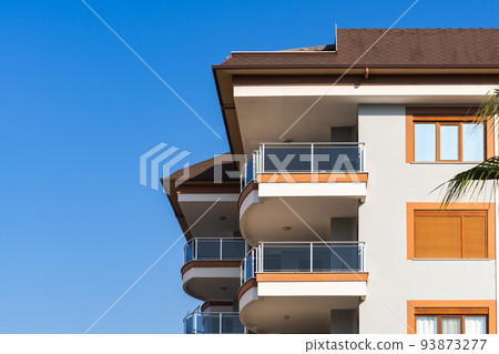 Modern apartment building. New building. Modern apartment building. New building. 93873277