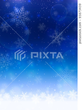 Winter night sky vector illustration background with falling snowflakes Winter night sky vector illustration background with falling snowflakes 93873439