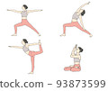 Yoga pose 93873599