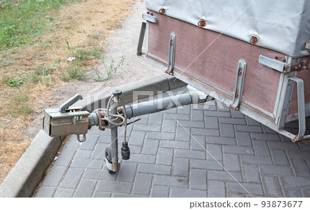 Trailer hitch on a trailer Trailer hitch on a trailer 93873677