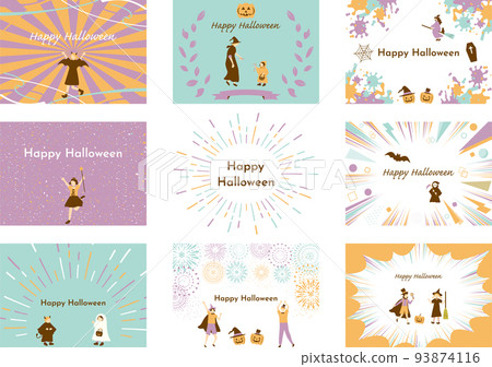 Halloween material collection Halloween material collection 93874116
