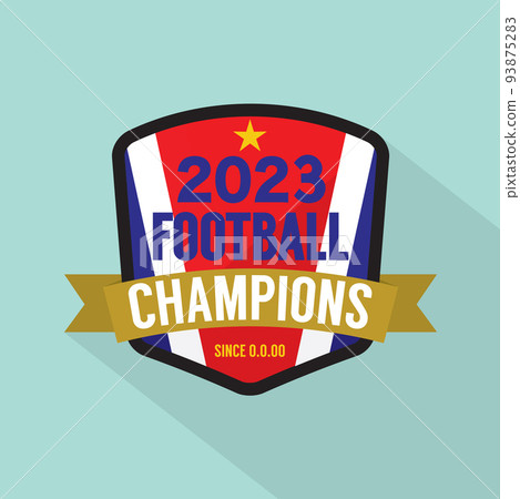 2023 Football Champions Badge Vector Illustration. 93875283