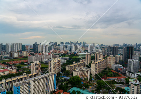 新加坡城市景觀廣角 93876512