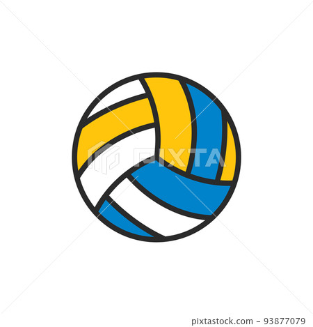 Volley ball logo vector Volley ball logo vector 93877079