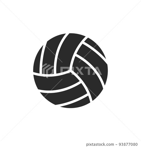 Volley ball logo vector 93877080