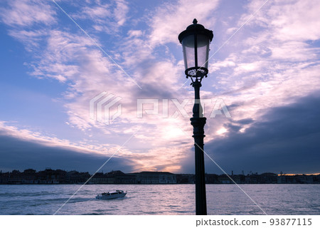 dusk sky in Venice 93877115