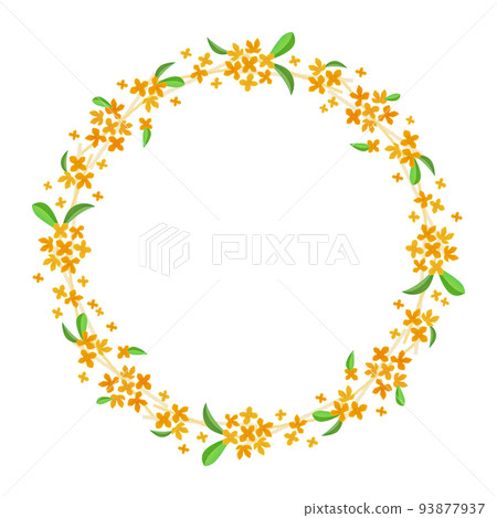 fragrant fragrant osmanthus wreath cassia autumn flower 93877937