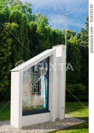 St. Joseph's Church in the village of Senetarov. Modern architecture. South Moravia, Czech Republic. 93878330