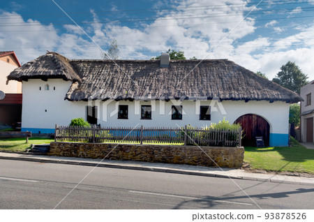 Old folk architecture. Museum of folk living and pearling. Senetarov village, South Moravia, Czech Republic. Old folk architecture. Museum of folk living and pearling. Senetarov village, South Moravia, Czech Republic. 93878526