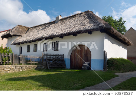 Old folk architecture. Museum of folk living and pearling. Senetarov village, South Moravia, Czech Republic. Old folk architecture. Museum of folk living and pearling. Senetarov village, South Moravia, Czech Republic. 93878527