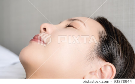 A young woman sleeping A young woman sleeping 93878944