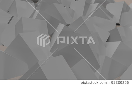 Wallpaper. Gray abstract polyhedra. 3d texture. Background. Wallpaper. Gray abstract polyhedra. 3d texture. Background. 93880266