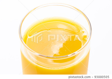 orange juice. (white background) 93880505