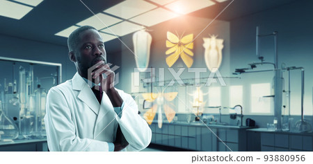 Male researcher studying insects Biodiversity Insect food Male researcher studying insects Biodiversity Insect food 93880956