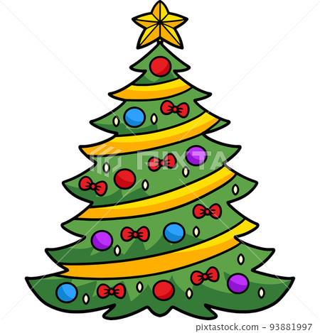 Christmas Tree Cartoon Colored Clipart Christmas Tree Cartoon Colored Clipart 93881997