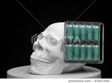 image of skull pills dark background image of skull pills dark background 93881998