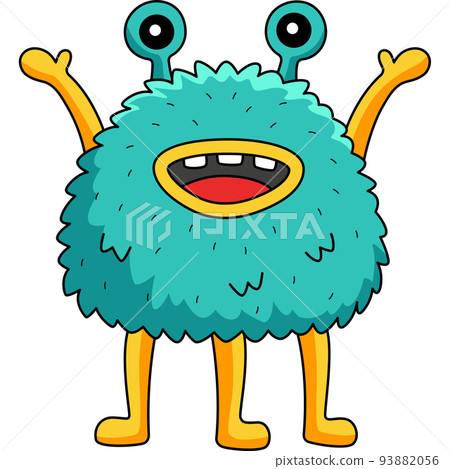 Talking Monster Cartoon Colored Clipart Talking Monster Cartoon Colored Clipart 93882056