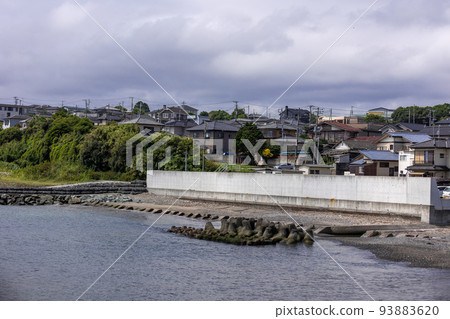 Tide embankment at Aise Port, Hitachi City, Ibaraki Prefecture Tide embankment at Aise Port, Hitachi City, Ibaraki Prefecture 93883620
