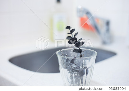 Interior with green 93883904