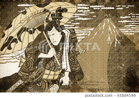 好風晴天和歌舞伎演員復古 好風晴天和歌舞伎演員復古 93884599