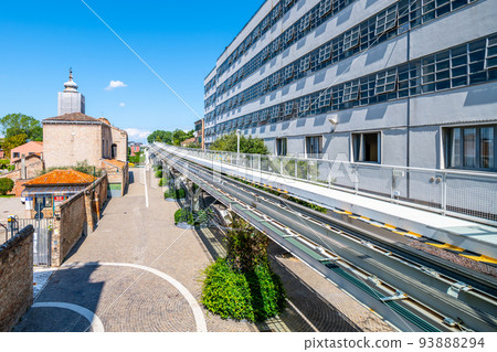 People Mover railroad track in Venice People Mover railroad track in Venice 93888294