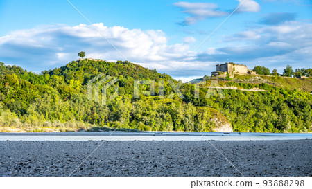 Wide valley of Tagliamento River Wide valley of Tagliamento River 93888298