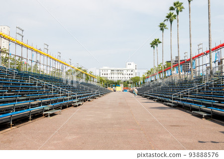 [Awa Odori] Box seats at Aibahama Enbujo before the festival 93888576
