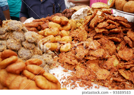 Ramadan Iftar food display for sale in bangladesh 93889583