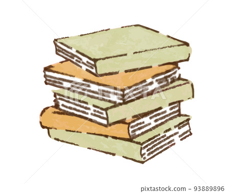 堆積如山的書籍供反复閱讀 93889896