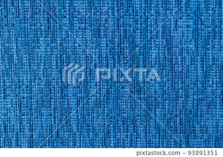 Close-up of blue texture fabric cloth textile background, seamless texture 93891351